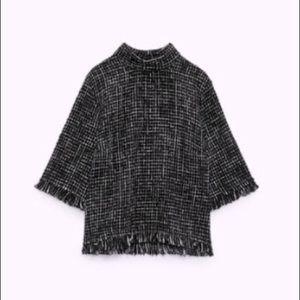 Brand new Zara textured top